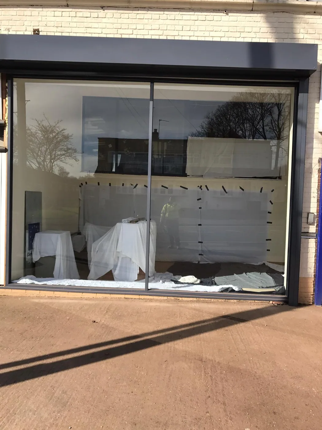 Commercial shopfront work by SK Shopfronts near Solihull